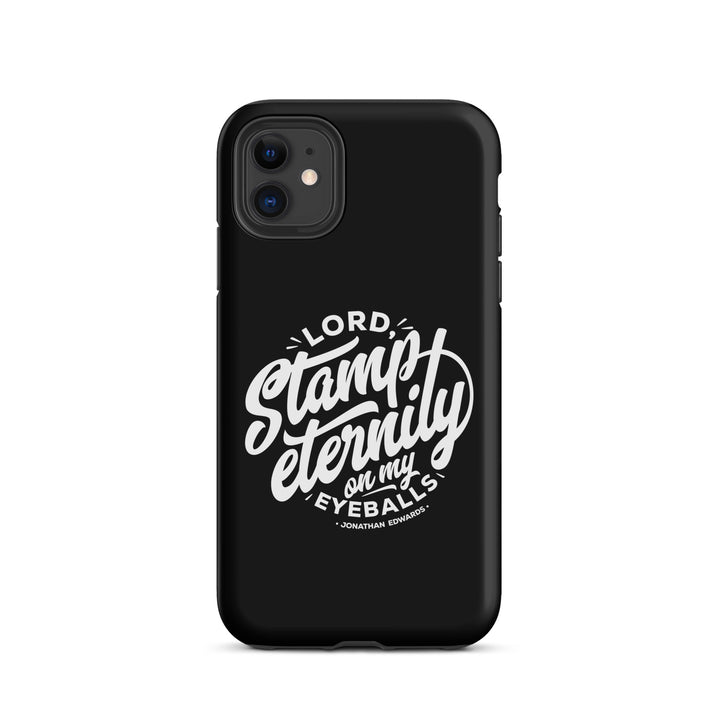 Christian Phone Case Jonathan Edwards Stamp Eternity Black for iPhone® iPhone® Phone Cases Matte iPhone 11