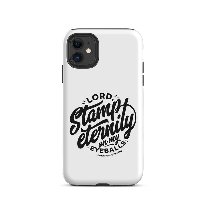 Christian Phone Case Jonathan Edwards Stamp Eternity White for iPhone® iPhone® Phone Cases Matte iPhone 11