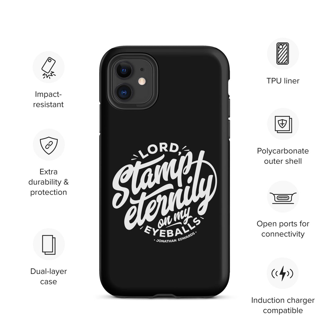 Christian Phone Case Stamp Eternity Black for iPhone® iPhone® Phone Cases   