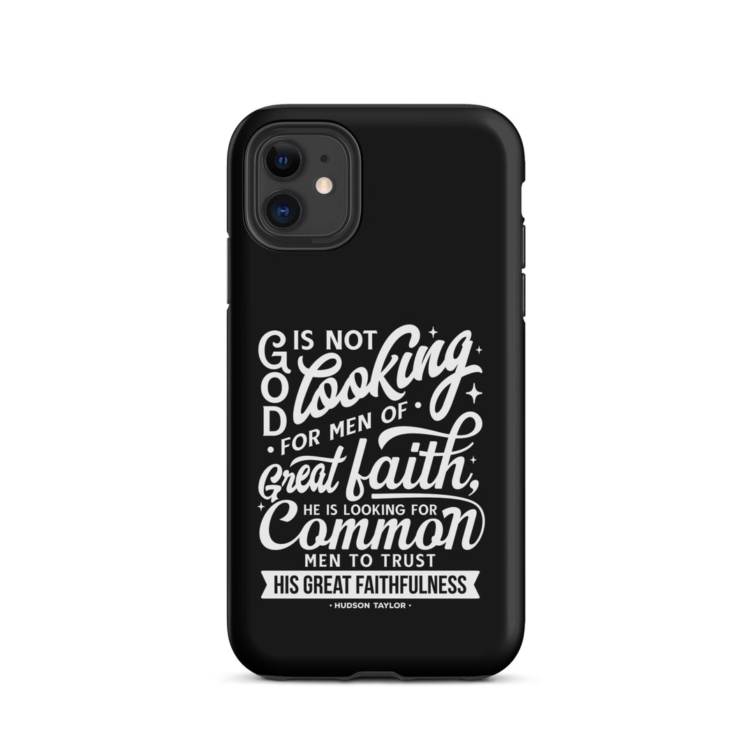 Christian Phone Case Hudson Taylor Common Men Black for iPhone® iPhone® Phone Cases Matte iPhone 11