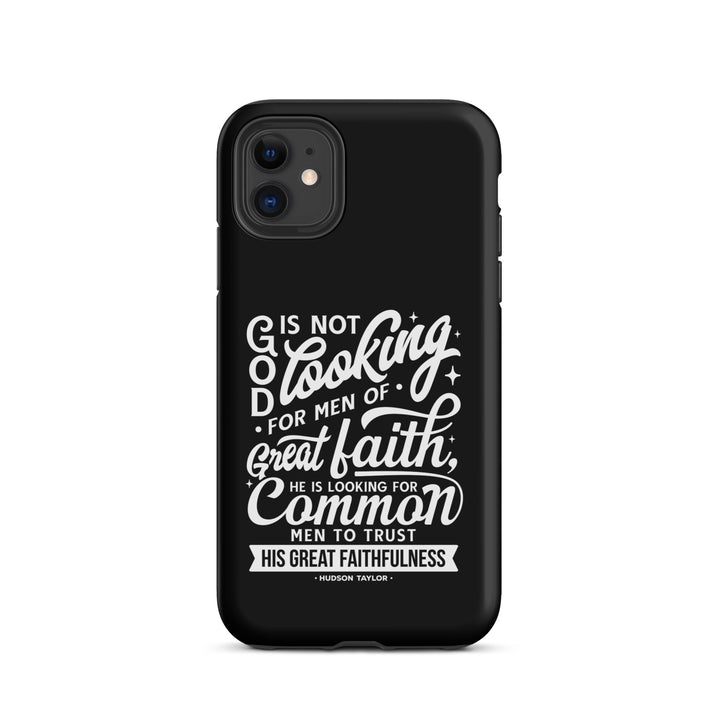 Christian Phone Case Hudson Taylor Common Men Black for iPhone® iPhone® Phone Cases Matte iPhone 11