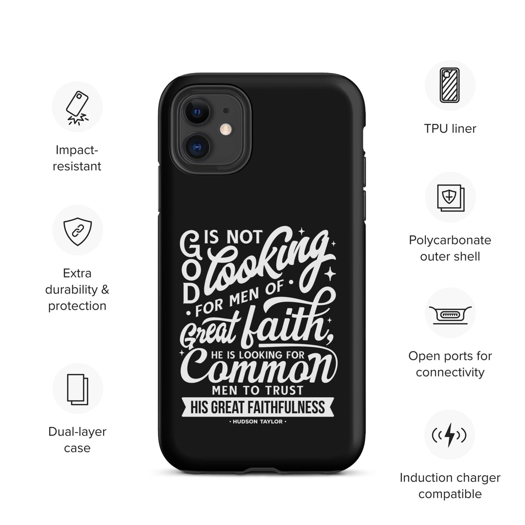 Christian Phone Case Common Men Black for iPhone® iPhone® Phone Cases   