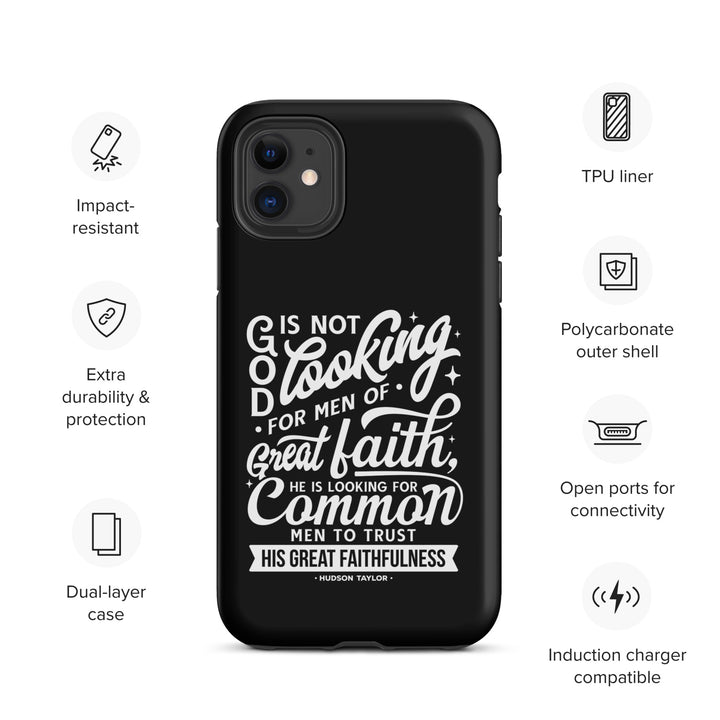 Christian Phone Case Common Men Black for iPhone® iPhone® Phone Cases   