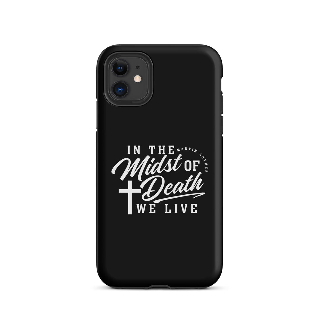 Christian Phone Case Martin Luther's Midst of Death Black for iPhone® iPhone® Phone Cases Matte iPhone 11