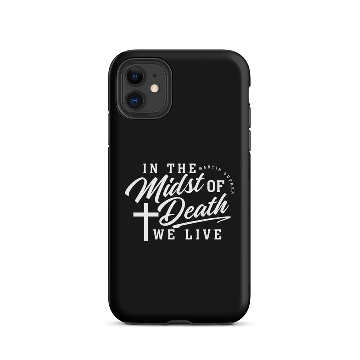 Christian Phone Case Martin Luther's Midst of Death Black for iPhone® iPhone® Phone Cases Matte iPhone 11