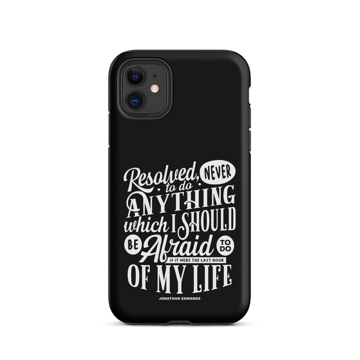 Christian Phone Case Jonathan Edwards Last Hour Black for iPhone® iPhone® Phone Cases Matte iPhone 11