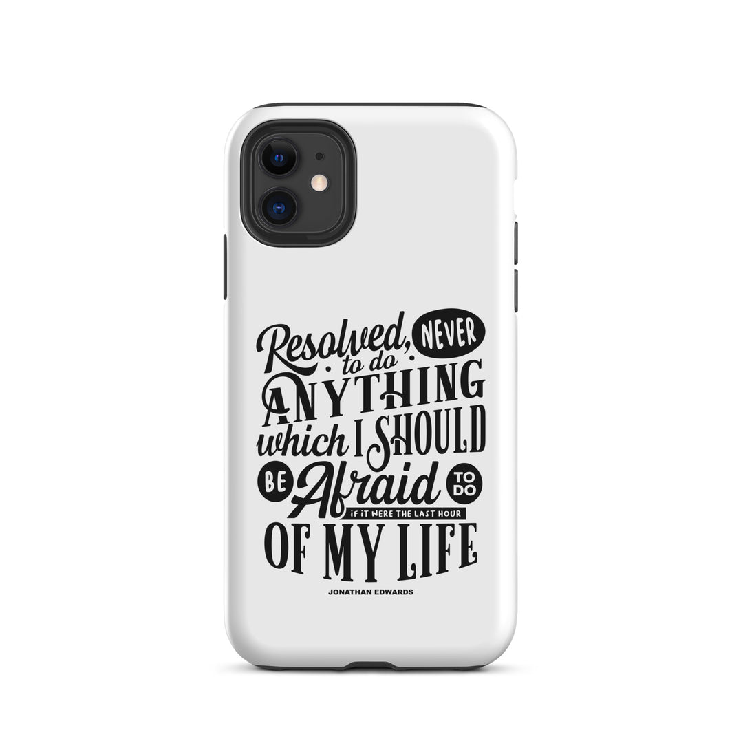 Christian Phone Case Jonathan Edwards Last Hour White for iPhone® iPhone® Phone Cases Matte iPhone 11
