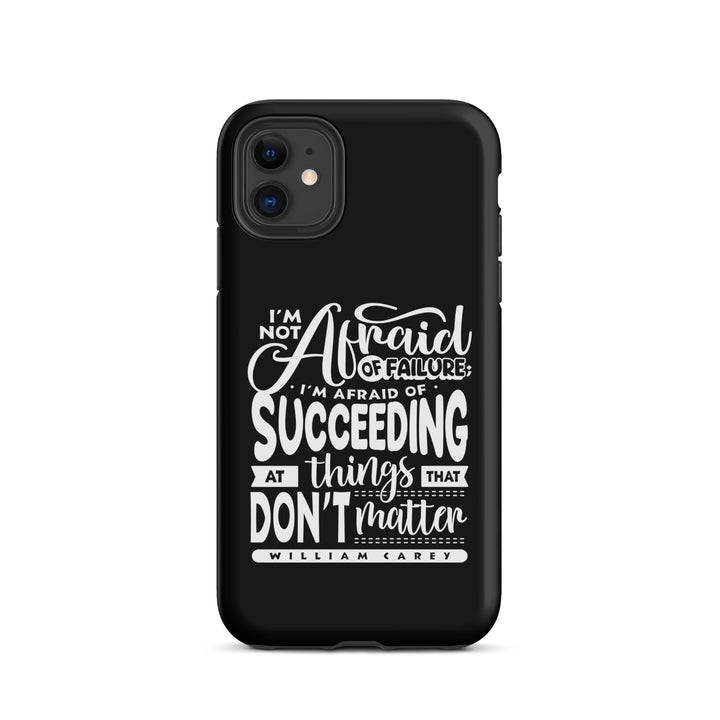 Christian Phone Case William Carey's Things That Matter Black for iPhone® iPhone® Phone Cases Matte iPhone 11