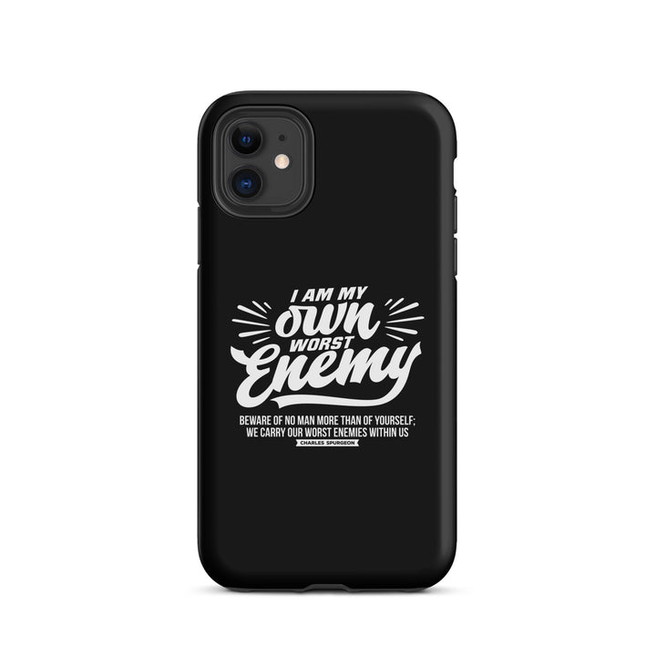 Christian Phone Case Charles Spurgeon's Worst Enemy Black for iPhone® iPhone® Phone Cases Matte iPhone 11