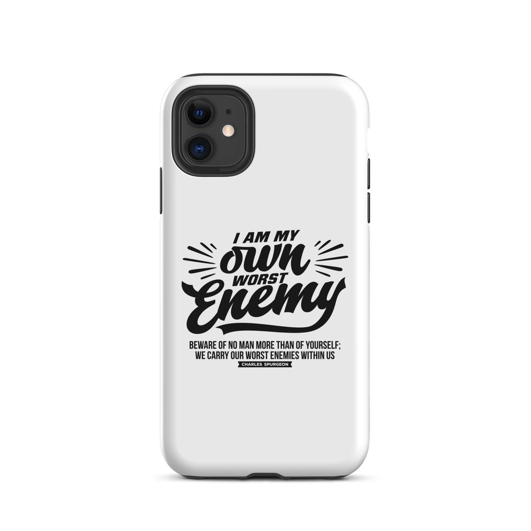 Christian Phone Case Charles Spurgeon's Worst Enemy White for iPhone® iPhone® Phone Cases Matte iPhone 11