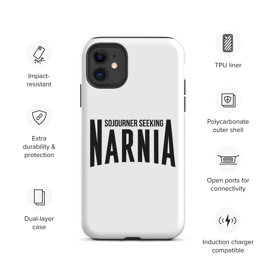 Christian Phone Case Sojourner Seeking Narnia White for iPhone® iPhone® Phone Cases   