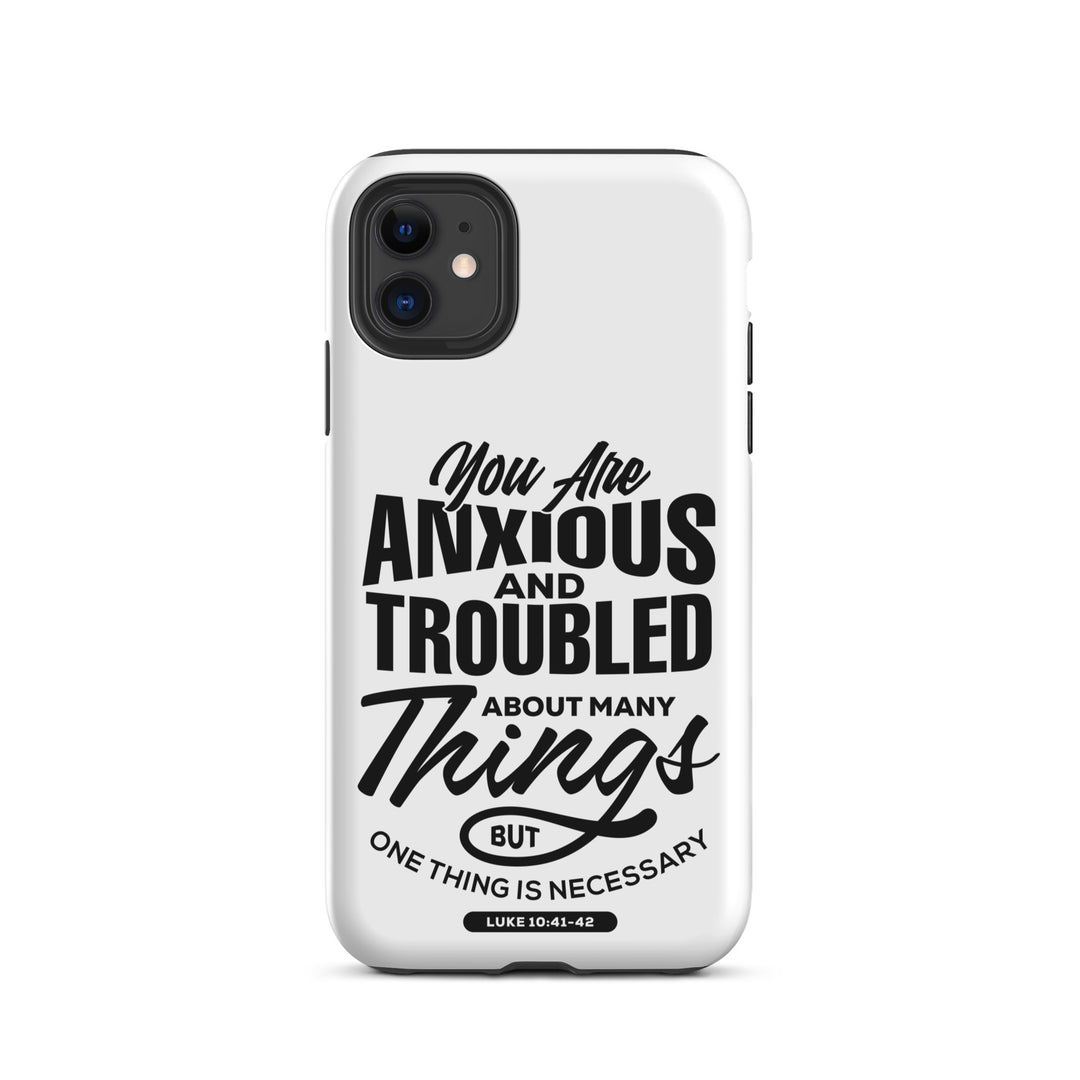 Christian Phone Case Anxious And Troubled White for iPhone® iPhone® Phone Cases Matte iPhone 11 