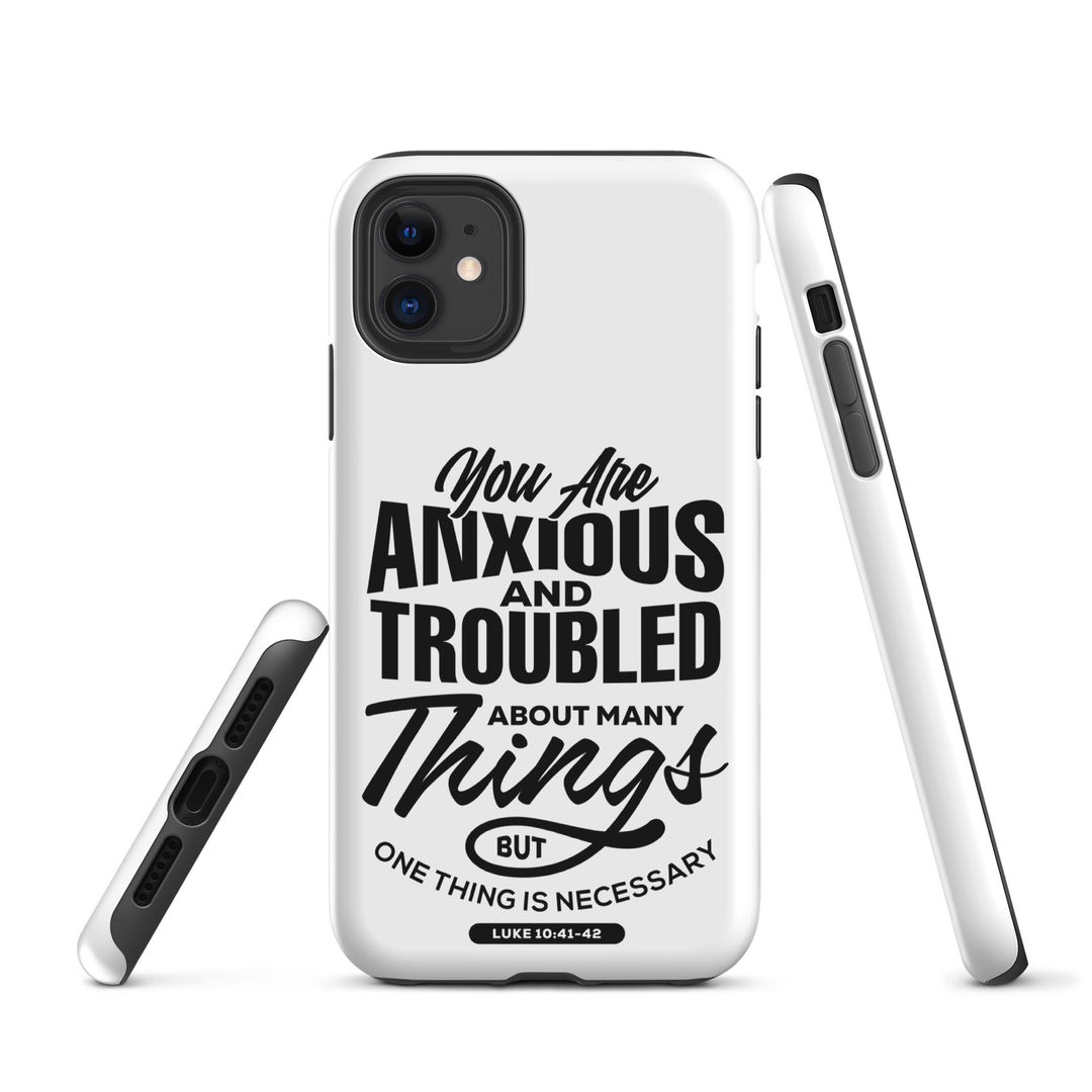 Christian Phone Case Anxious And Troubled White for iPhone® iPhone® Phone Cases   