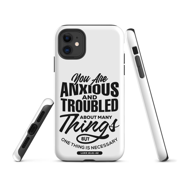 Christian Phone Case Anxious And Troubled White for iPhone® iPhone® Phone Cases   