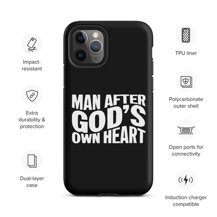 Christian Phone Case Man After God's Heart for iPhone® iPhone® Phone Cases   