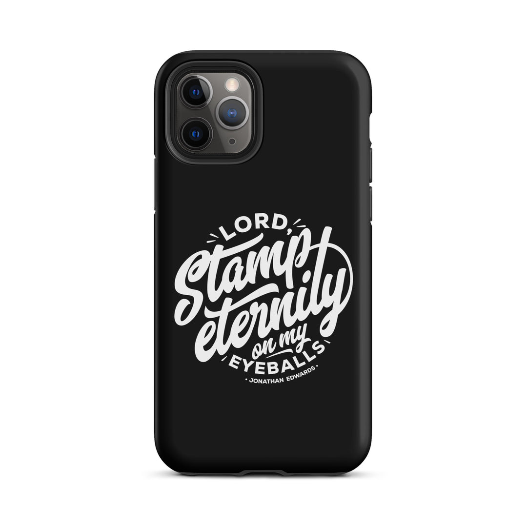Christian Phone Case Jonathan Edwards Stamp Eternity Black for iPhone® iPhone® Phone Cases Matte iPhone 11 Pro
