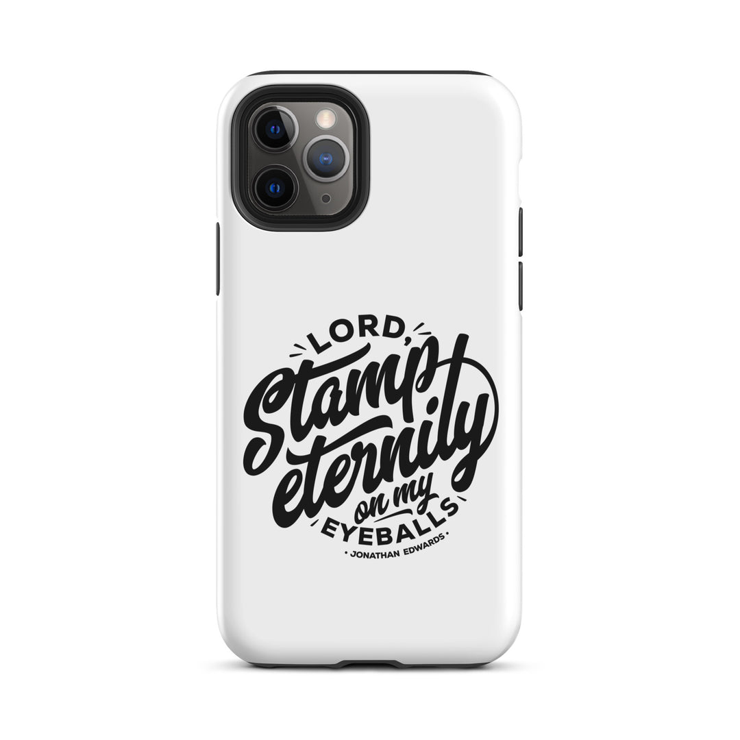 Christian Phone Case Jonathan Edwards Stamp Eternity White for iPhone® iPhone® Phone Cases Matte iPhone 11 Pro
