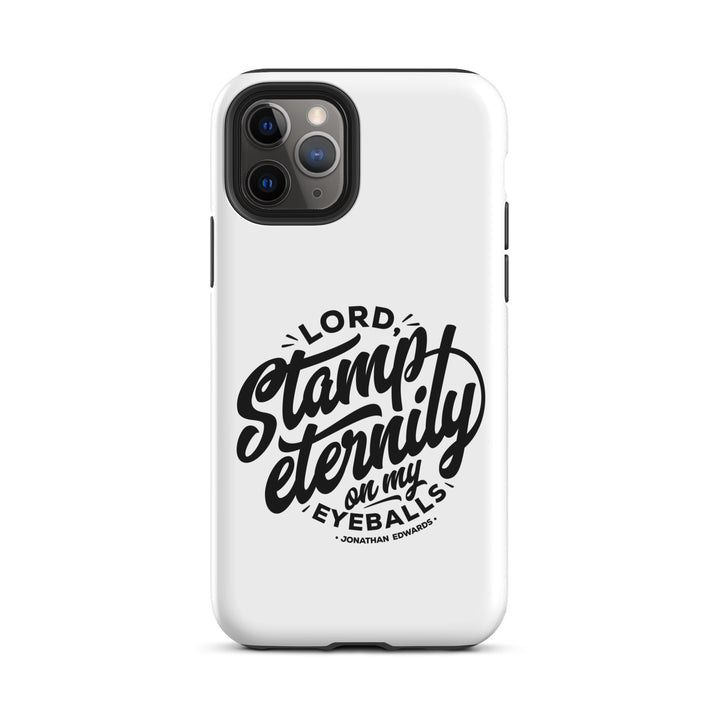 Christian Phone Case Jonathan Edwards Stamp Eternity White for iPhone® iPhone® Phone Cases Matte iPhone 11 Pro