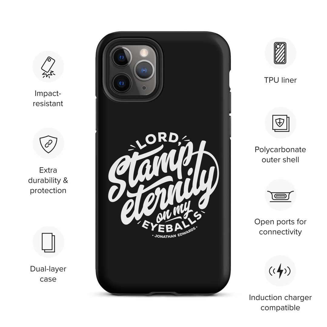 Christian Phone Case Stamp Eternity Black for iPhone® iPhone® Phone Cases   
