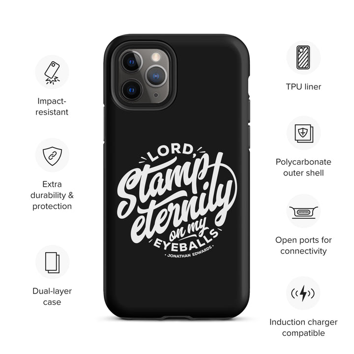 Christian Phone Case Stamp Eternity Black for iPhone® iPhone® Phone Cases   