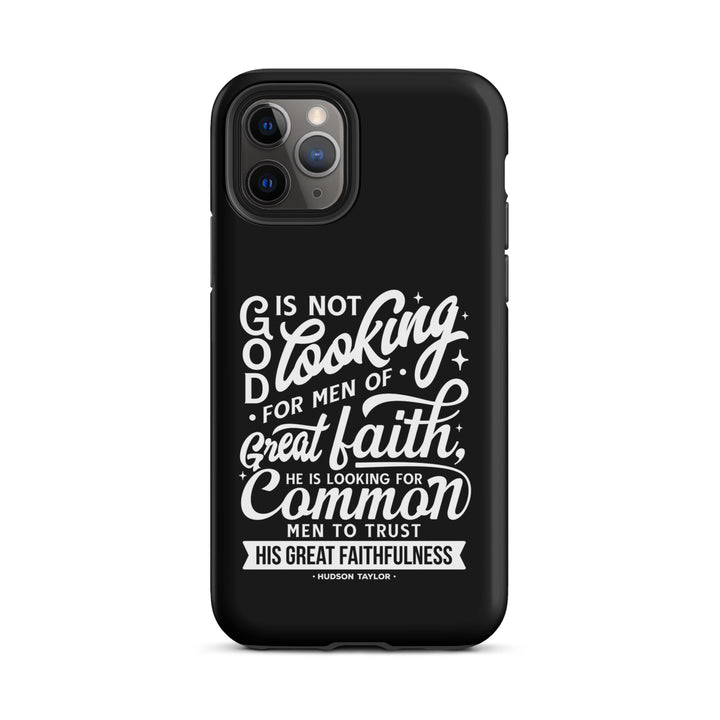 Christian Phone Case Hudson Taylor Common Men Black for iPhone® iPhone® Phone Cases Matte iPhone 11 Pro
