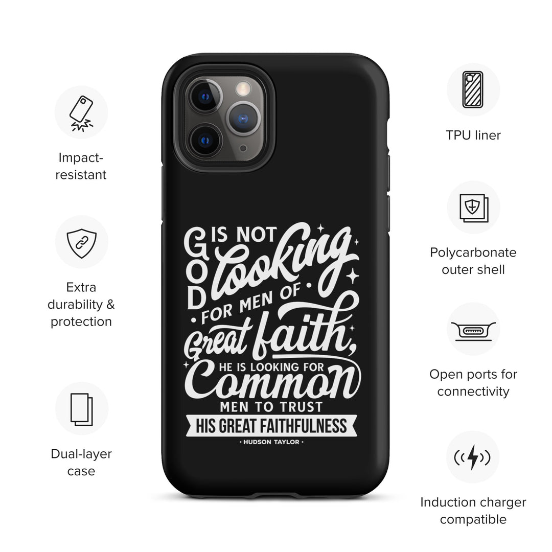 Christian Phone Case Common Men Black for iPhone® iPhone® Phone Cases   