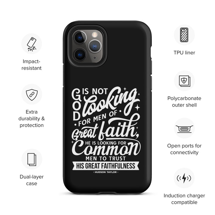 Christian Phone Case Common Men Black for iPhone® iPhone® Phone Cases   