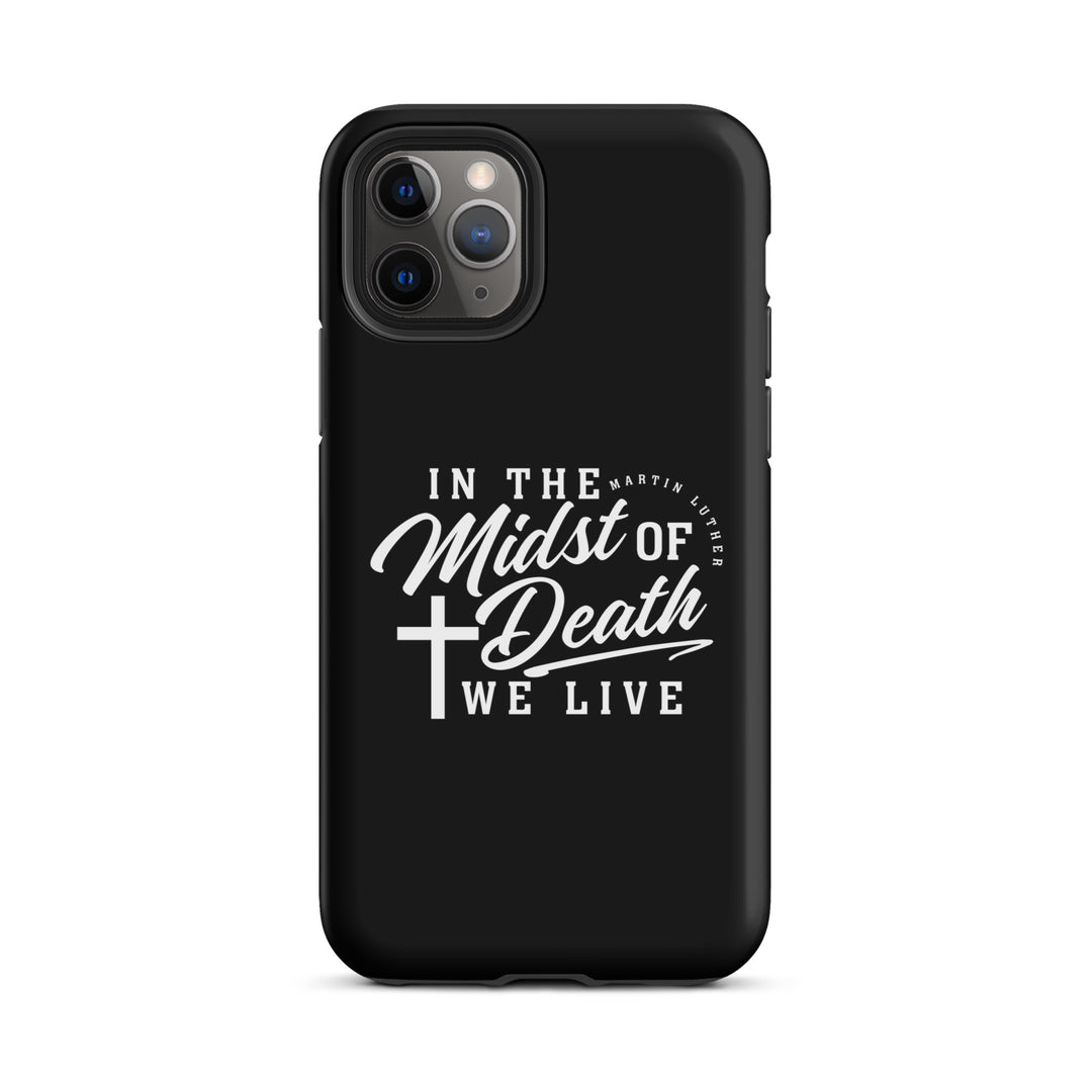 Christian Phone Case Martin Luther's Midst of Death Black for iPhone® iPhone® Phone Cases Matte iPhone 11 Pro