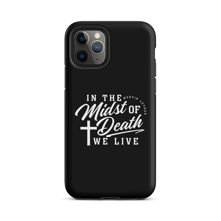 Christian Phone Case Martin Luther's Midst of Death Black for iPhone® iPhone® Phone Cases Matte iPhone 11 Pro