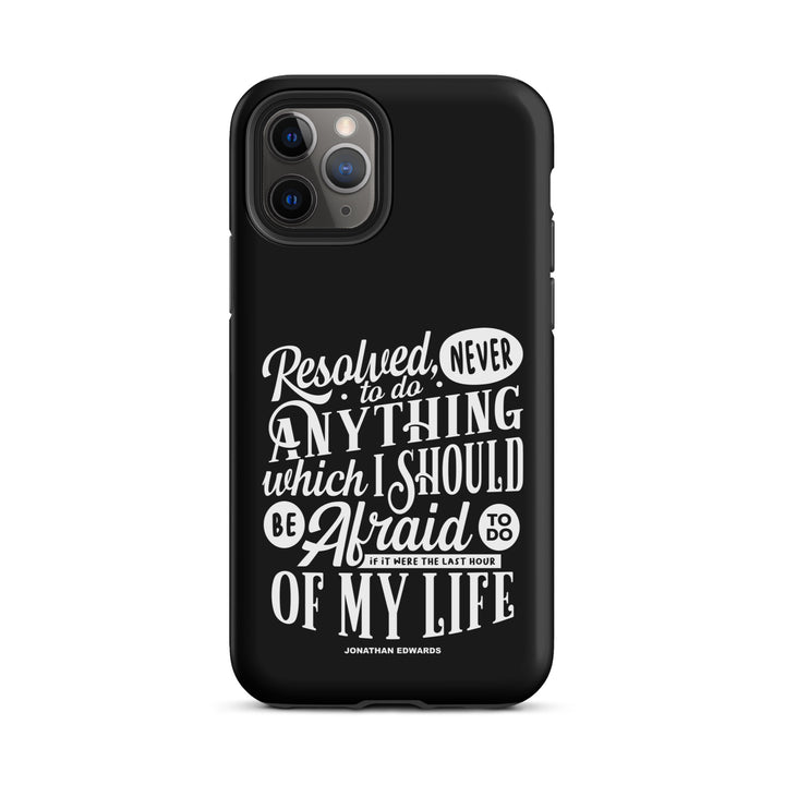 Christian Phone Case Jonathan Edwards Last Hour Black for iPhone® iPhone® Phone Cases Matte iPhone 11 Pro