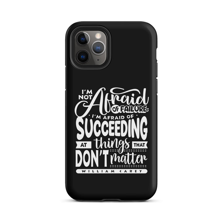 Christian Phone Case William Carey's Things That Matter Black for iPhone® iPhone® Phone Cases Matte iPhone 11 Pro