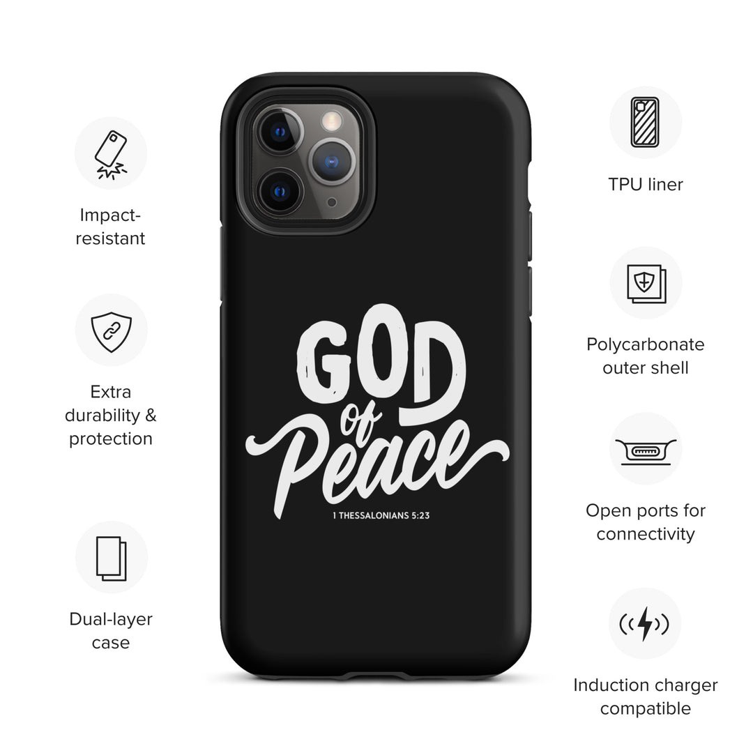 Christian Phone Case God of Peace Black for iPhone® iPhone® Phone Cases   