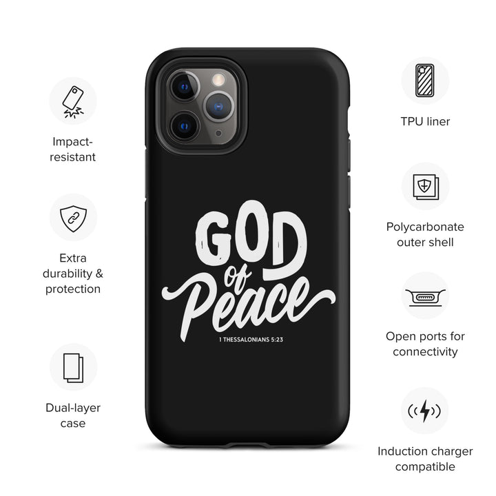 Christian Phone Case God of Peace Black for iPhone® iPhone® Phone Cases   