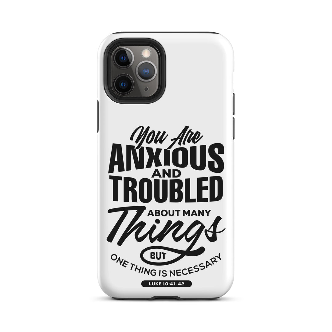 Christian Phone Case Anxious And Troubled White for iPhone® iPhone® Phone Cases Matte iPhone 11 Pro 