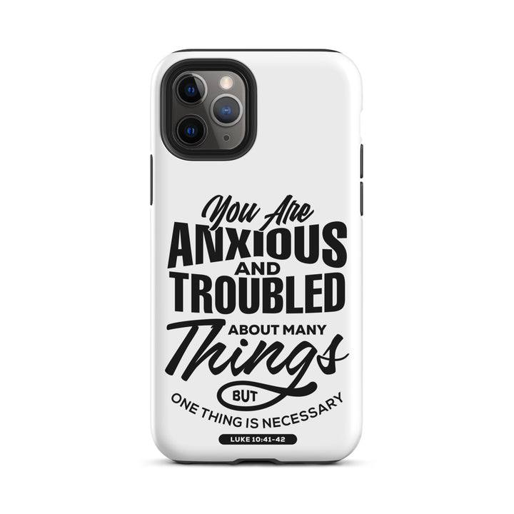 Christian Phone Case Anxious And Troubled White for iPhone® iPhone® Phone Cases Matte iPhone 11 Pro 