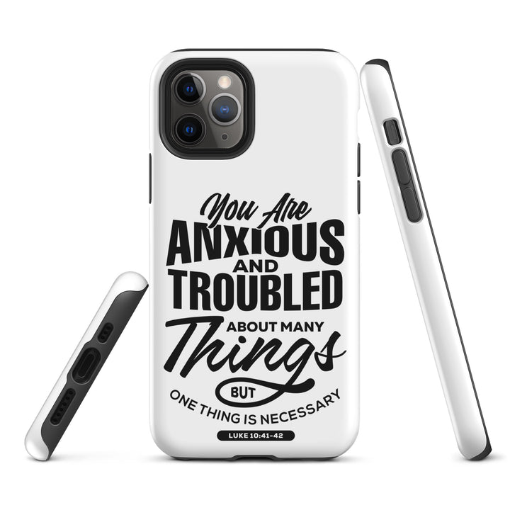 Christian Phone Case Anxious And Troubled White for iPhone® iPhone® Phone Cases   