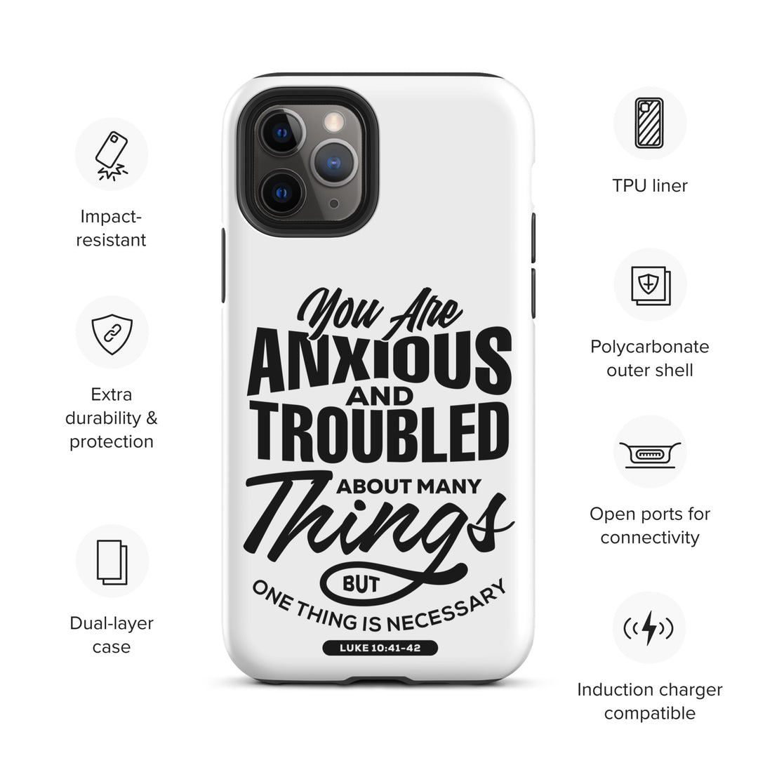 Christian Phone Case Anxious And Troubled White for iPhone® iPhone® Phone Cases   