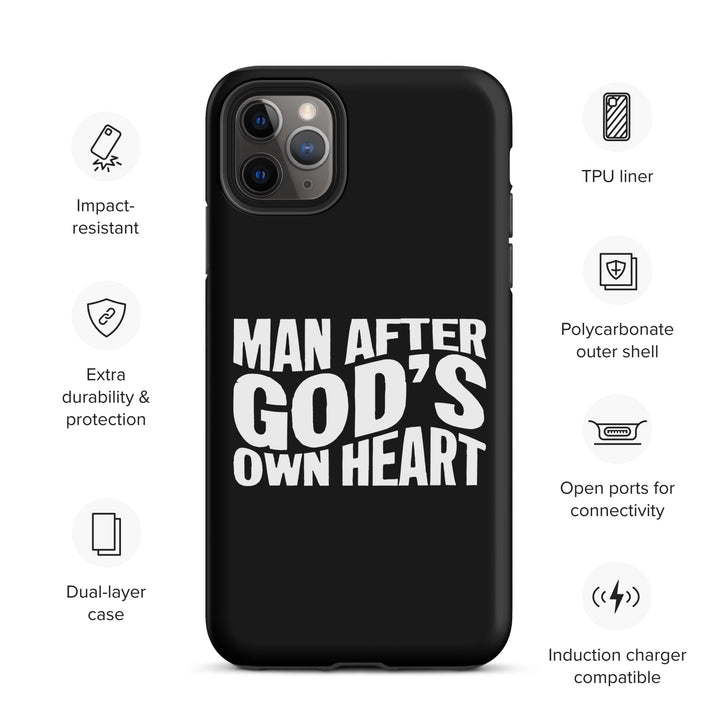 Christian Phone Case Man After God's Heart for iPhone® iPhone® Phone Cases   