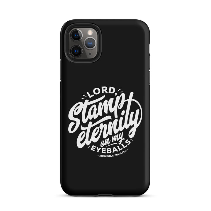 Christian Phone Case Jonathan Edwards Stamp Eternity Black for iPhone® iPhone® Phone Cases Matte iPhone 11 Pro Max