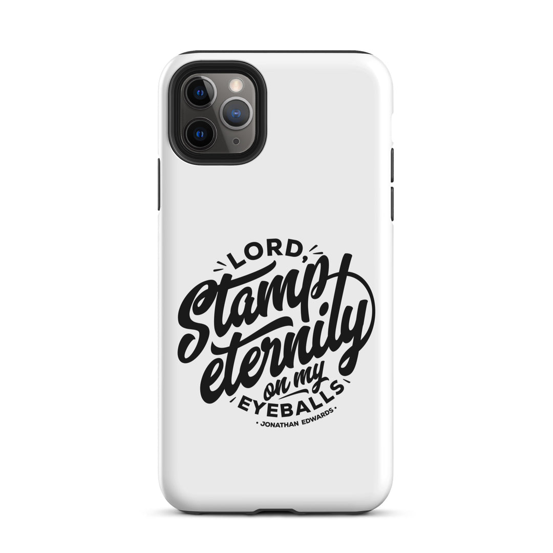 Christian Phone Case Jonathan Edwards Stamp Eternity White for iPhone® iPhone® Phone Cases Matte iPhone 11 Pro Max