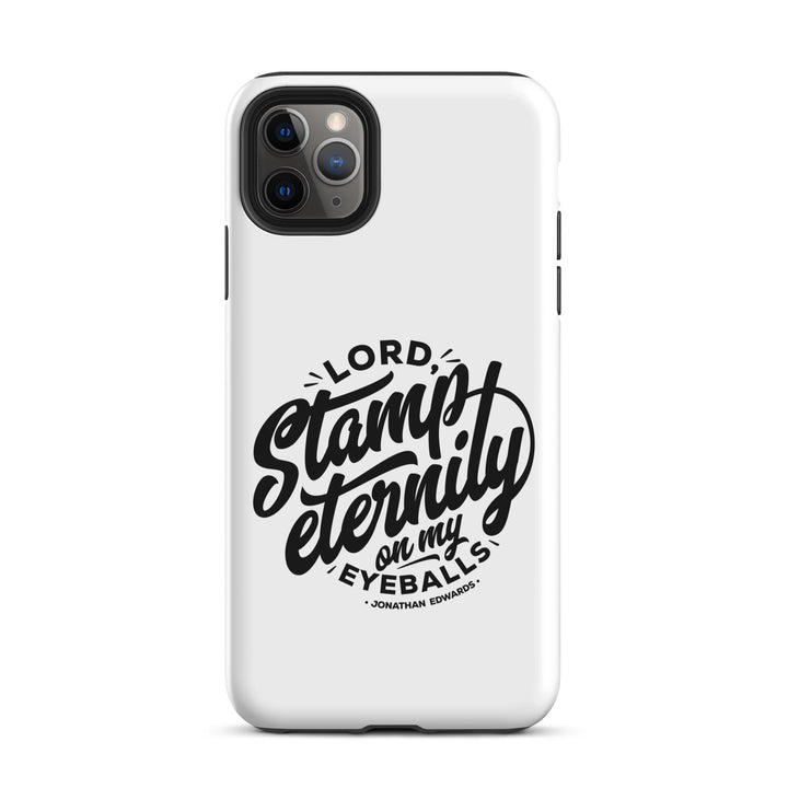 Christian Phone Case Jonathan Edwards Stamp Eternity White for iPhone® iPhone® Phone Cases Matte iPhone 11 Pro Max