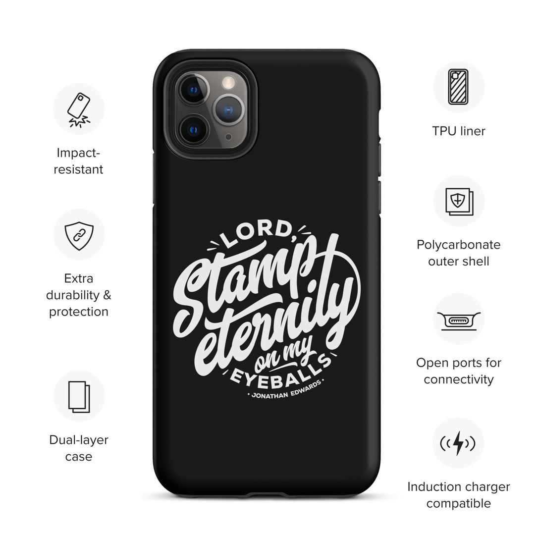 Christian Phone Case Stamp Eternity Black for iPhone® iPhone® Phone Cases   