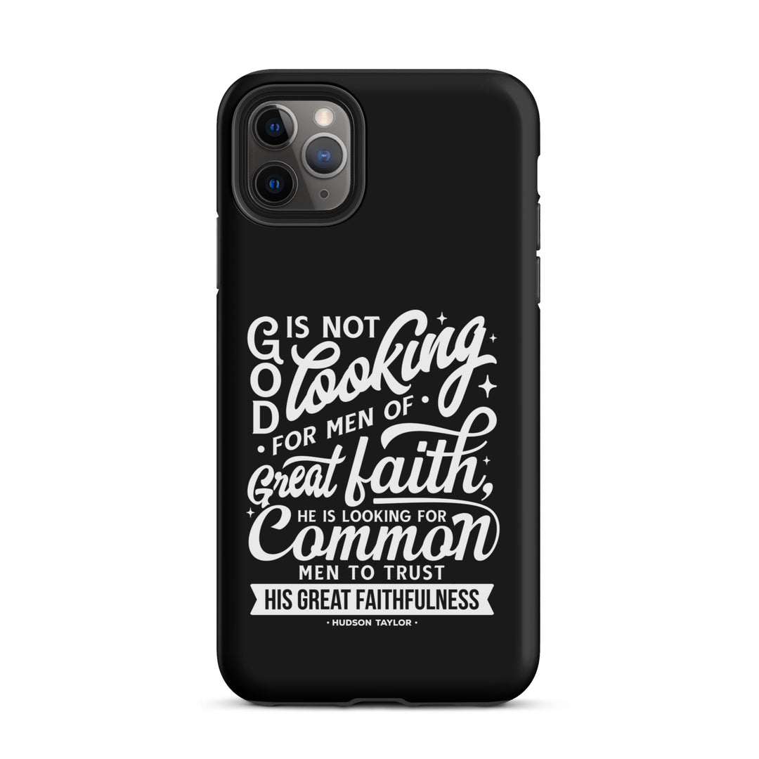 Christian Phone Case Hudson Taylor Common Men Black for iPhone® iPhone® Phone Cases Matte iPhone 11 Pro Max