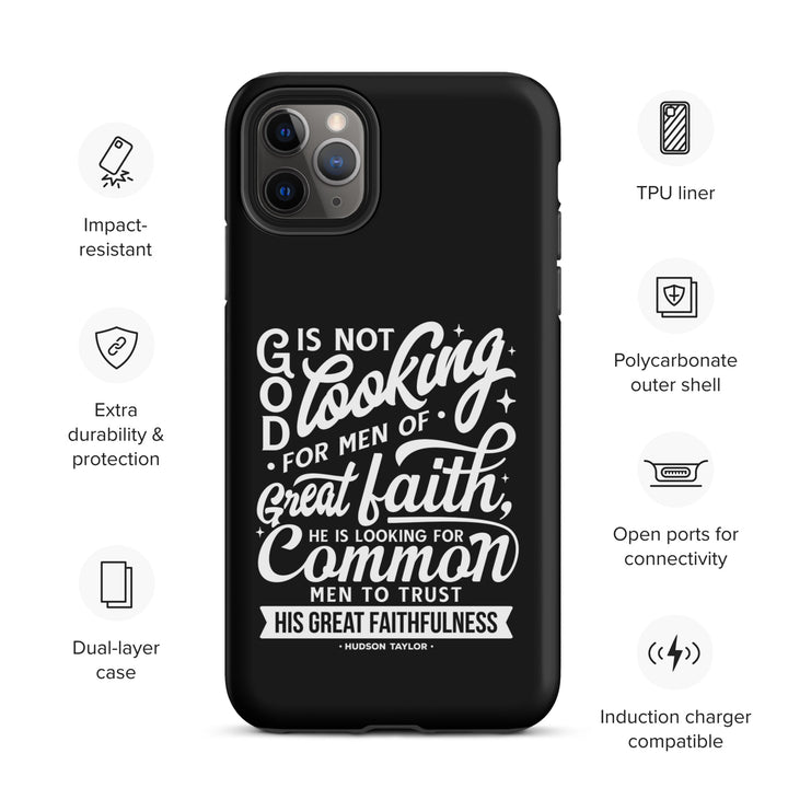 Christian Phone Case Common Men Black for iPhone® iPhone® Phone Cases   
