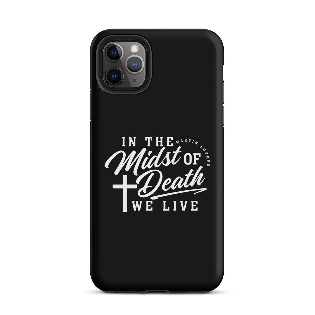 Christian Phone Case Martin Luther's Midst of Death Black for iPhone® iPhone® Phone Cases Matte iPhone 11 Pro Max