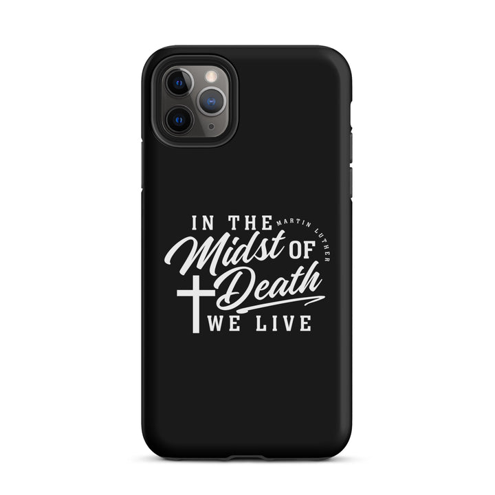 Christian Phone Case Martin Luther's Midst of Death Black for iPhone® iPhone® Phone Cases Matte iPhone 11 Pro Max