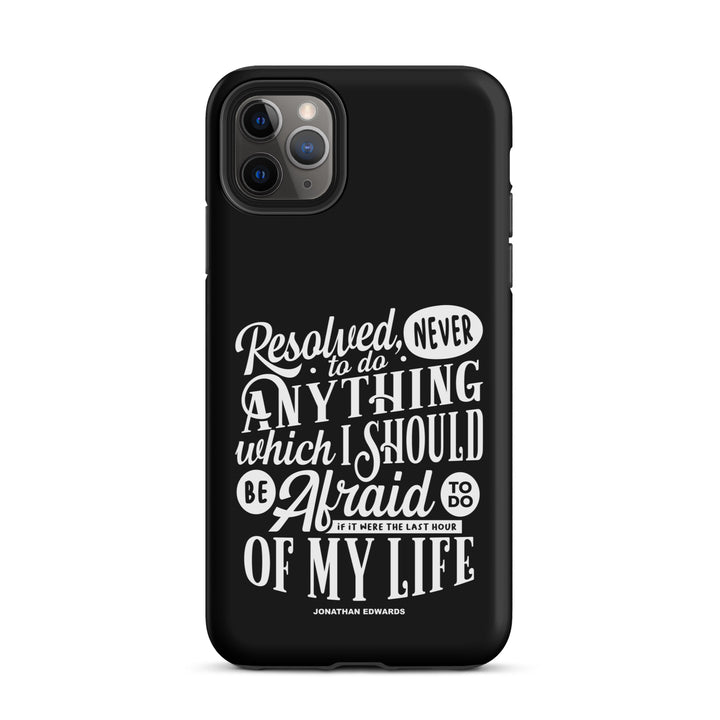 Christian Phone Case Jonathan Edwards Last Hour Black for iPhone® iPhone® Phone Cases Matte iPhone 11 Pro Max