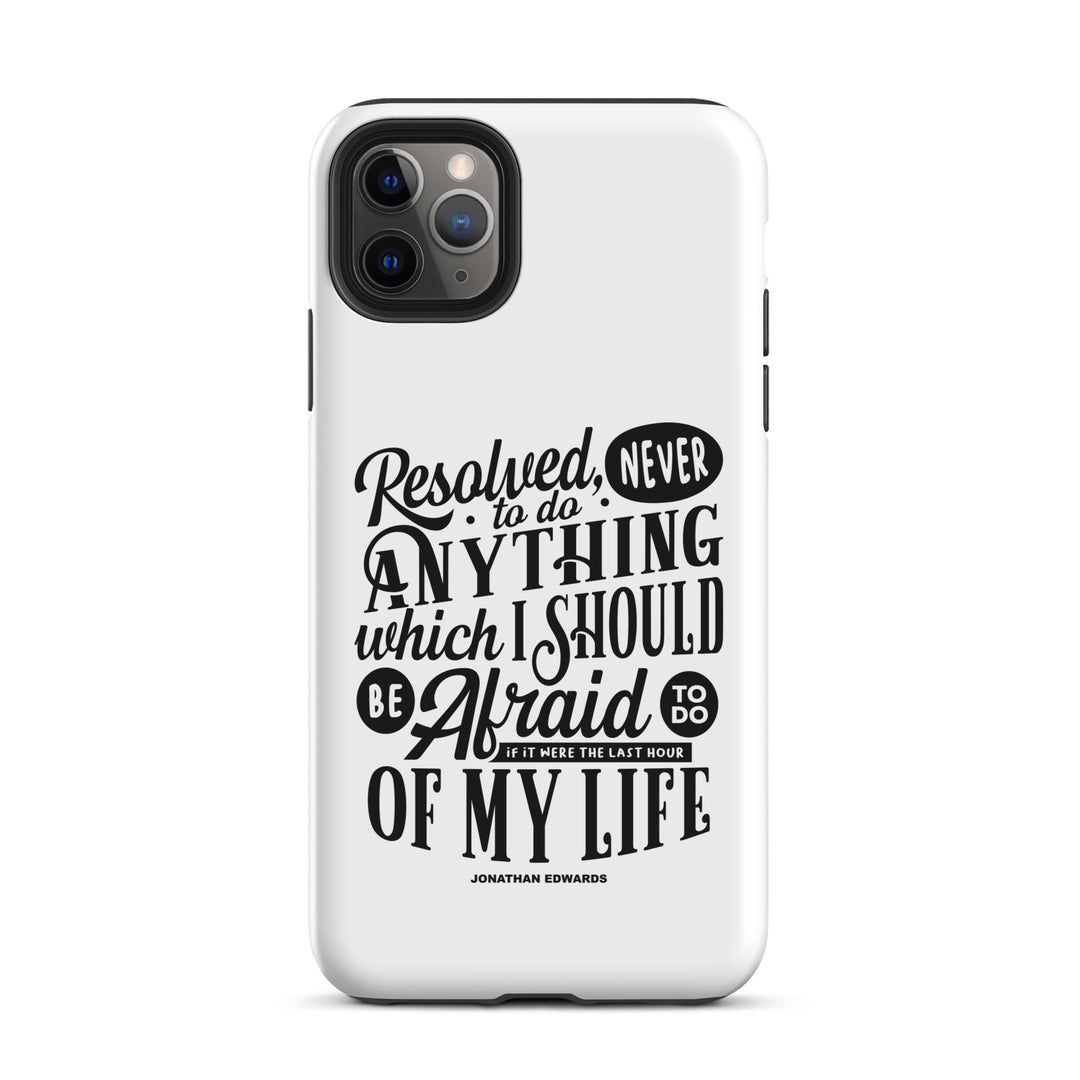 Christian Phone Case Jonathan Edwards Last Hour White for iPhone® iPhone® Phone Cases Matte iPhone 11 Pro Max