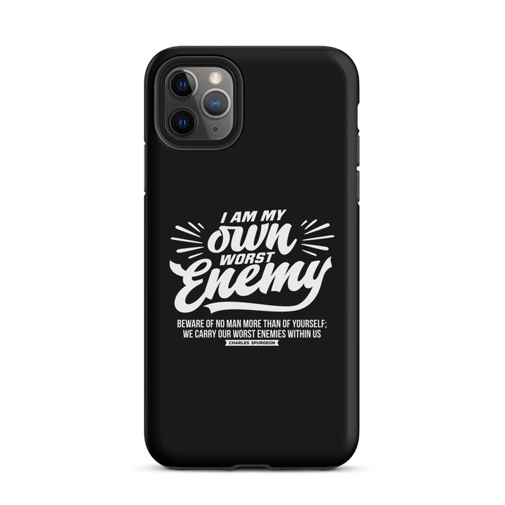 Christian Phone Case Charles Spurgeon's Worst Enemy Black for iPhone® iPhone® Phone Cases Matte iPhone 11 Pro Max