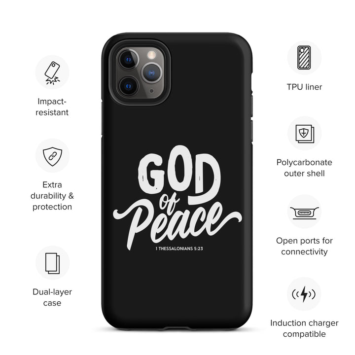 Christian Phone Case God of Peace Black for iPhone® iPhone® Phone Cases   